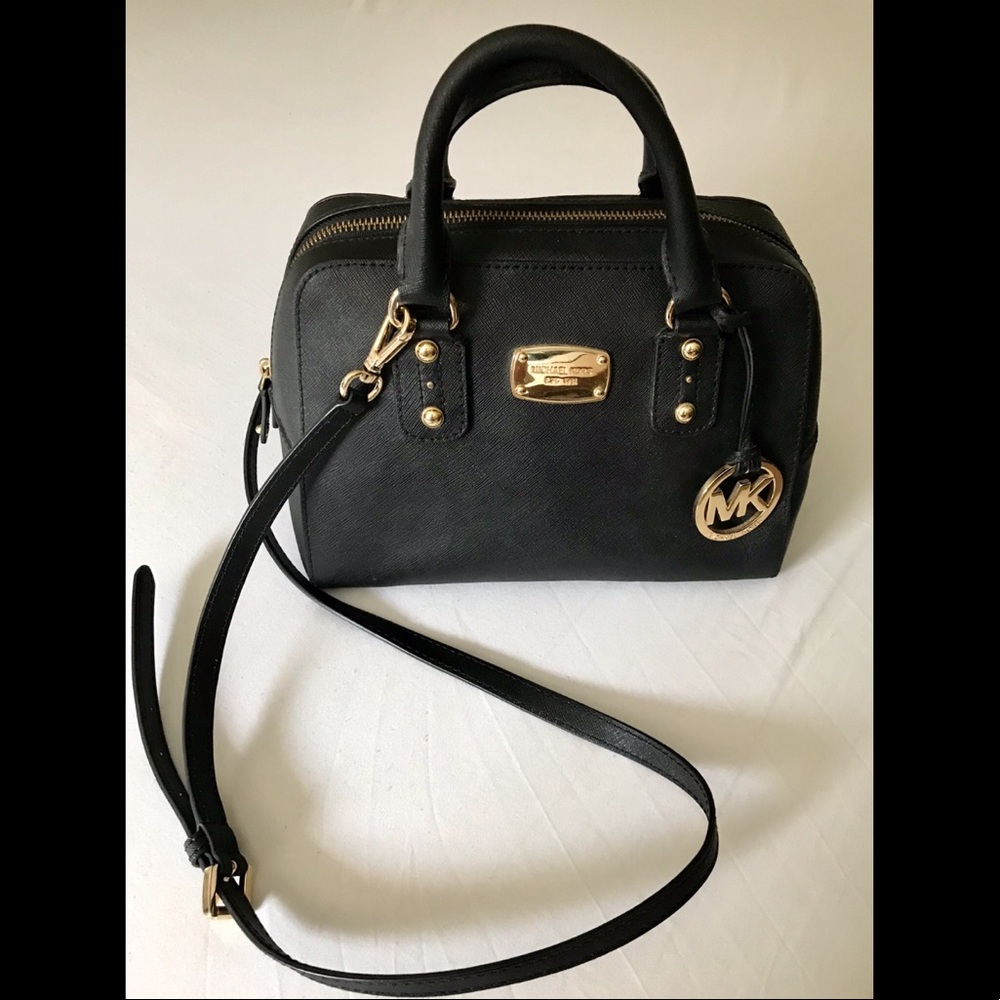 Michael Kors Black Leather Purse
